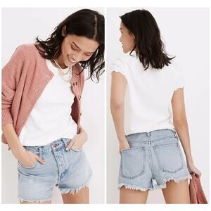 Madewell Light Blue Denim Shorts